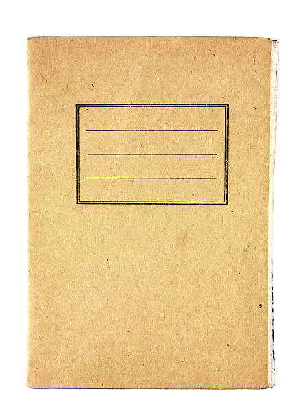 Old notebooks The old school-exercise book on the white background workbook stock pictures, royalty-free photos & images