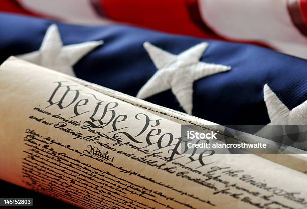 We The People Us Constitution Stock Photo - Download Image Now - USA, Fourth of July, American Culture