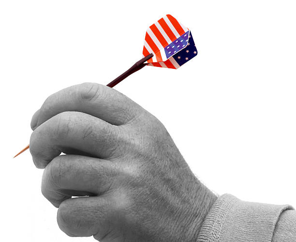 istock Dart with stars and stripes 145153614