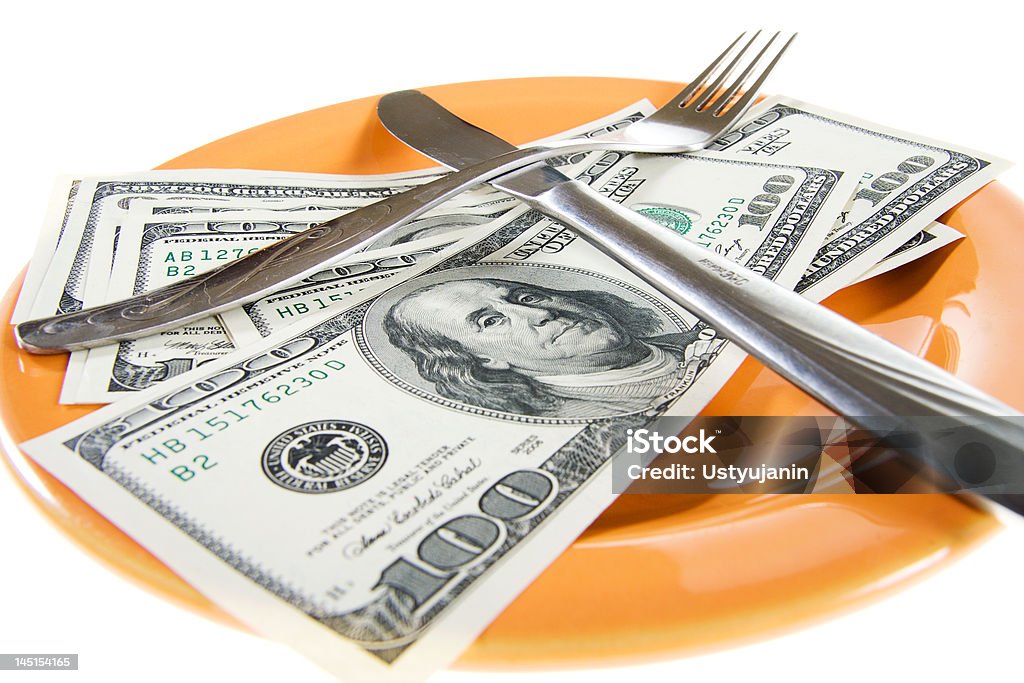 Concepto de dinero de la comida de negocios: - Foto de stock de Alimento libre de derechos