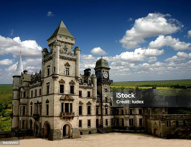 Fairytale Castle Stock Photo - Download Image Now - Blue, Castle, Cloud - Sky