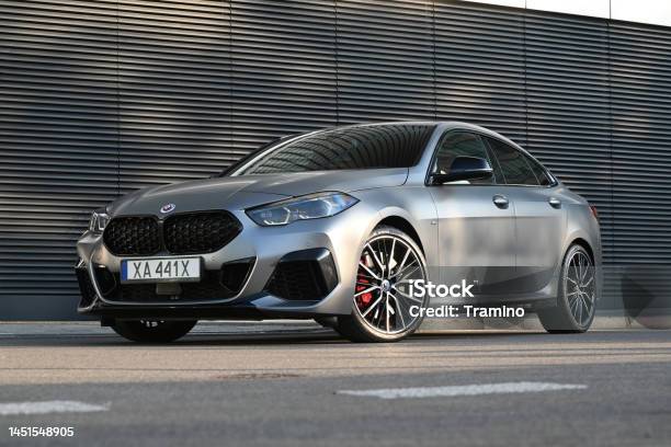 Bmw M235i On A Street Stock Photo - Download Image Now - Status Car, BMW, Car