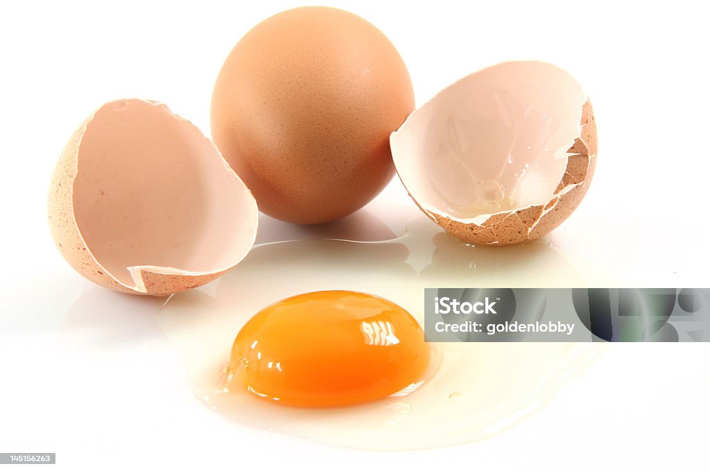 Huevos de desayuno - Foto de stock de Agrietado libre de derechos