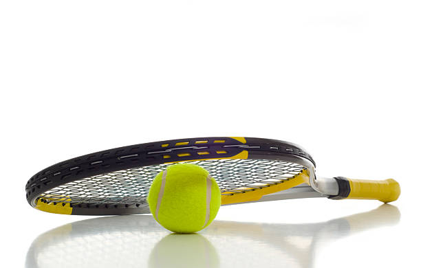 istock Tennis Ball and Racket 145156589