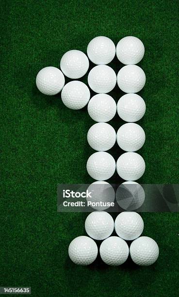 Golfballs 애즈 번호 1 골프에 대한 스톡 사진 및 기타 이미지 - 골프, 사람들, 숫자