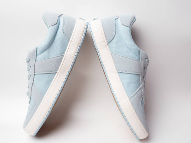 istock picture of blue canvas sneaker 1451567364