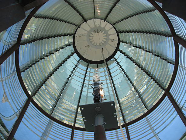 istock Fresnel Lens in a light house from the inside 145157114