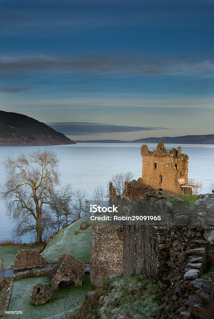 Loch Ness - Foto de stock de Castillo de Urquhart libre de derechos