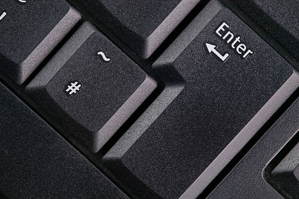 Enter Key stock photo