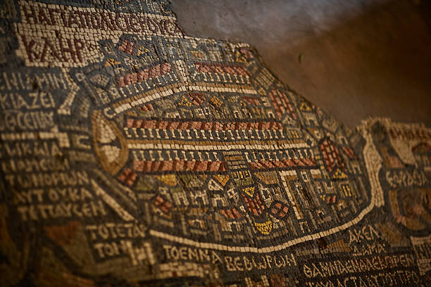 istock Mosaic Map of Holy Land 145158024