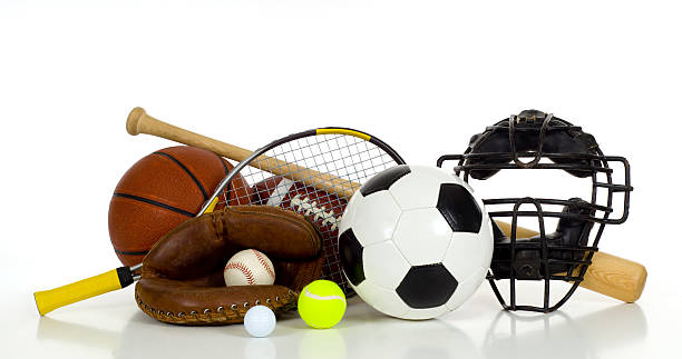 istock Sport's Gear on White Background 145158501