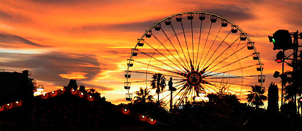 Carnival At Dusk stock photo