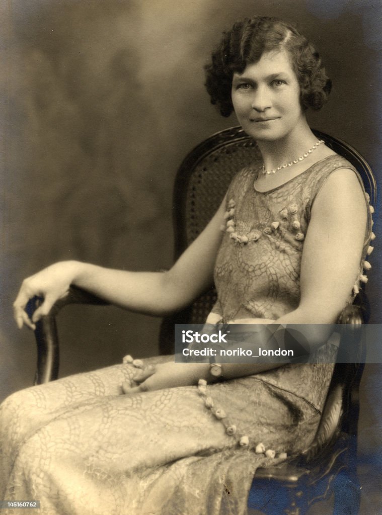 La década de 1930 retrato de Lady's - Foto de stock de Baile Charleston libre de derechos