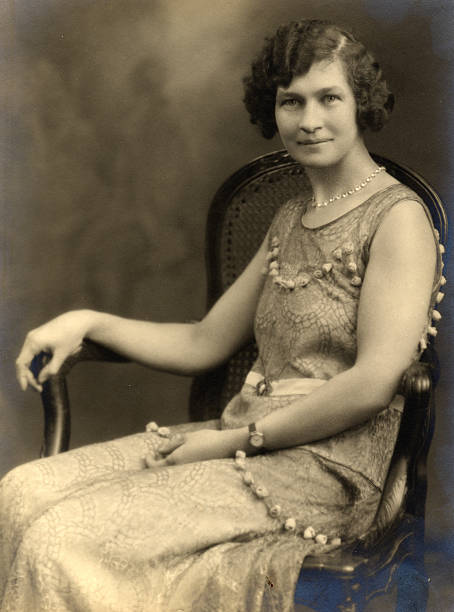istock 1930's Lady's portrait 145160762