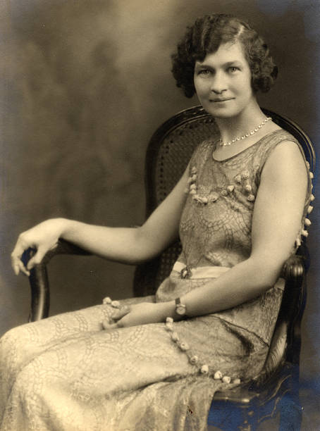 1930's Lady's portrait stock photo