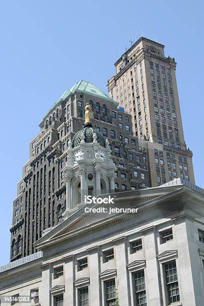 Borough Hall Und Türme Stockfoto und mehr Bilder von Brooklyn Heights - Brooklyn Heights, Außenaufnahme von Gebäuden, Bankenviertel