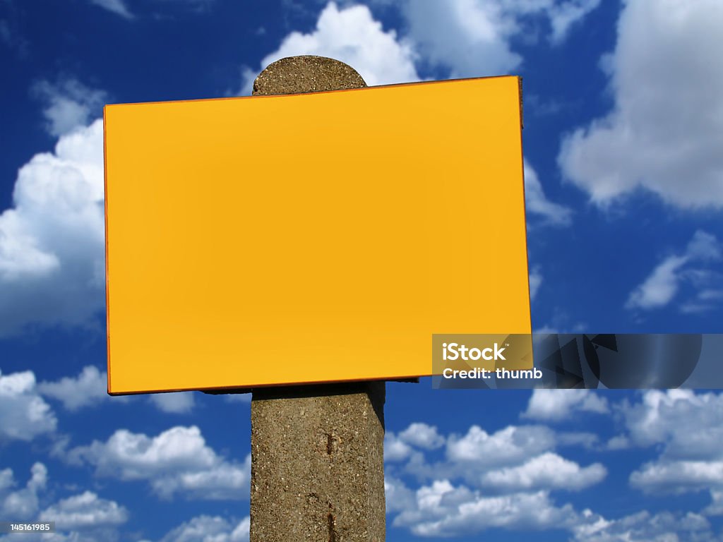 Leere Schild - Lizenzfrei Anschlagbrett Stock-Foto