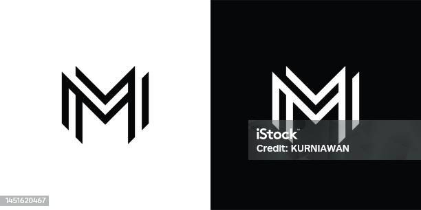 M Or Mm Letter Logo Design Vector Stock Illustration - Download Image Now -  Logo, Letter M, Modern - iStock