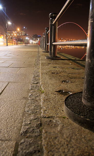 Quay side, Newcastle Upon Tyne. stock photo