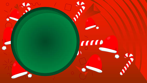 istock Christmas Background illustration. Cartoon holiday event poster. 1451632477