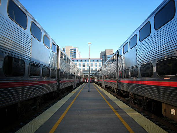 istock Trains in San Francisco railway station 145163884