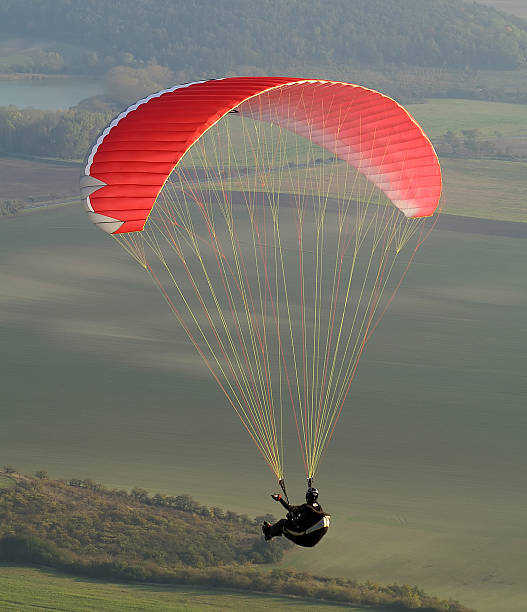 Paraglider stock photo