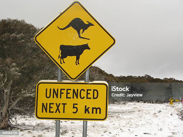 Beware Kangas 및 소 0명에 대한 스톡 사진 및 기타 이미지 - 0명, Mount Hotham, 경계 표지