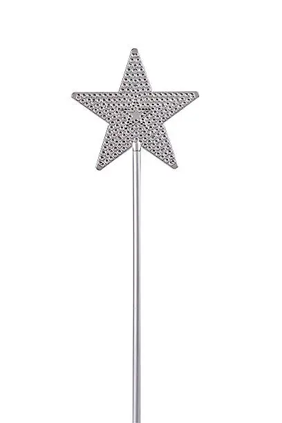 Silver Star shaped wand