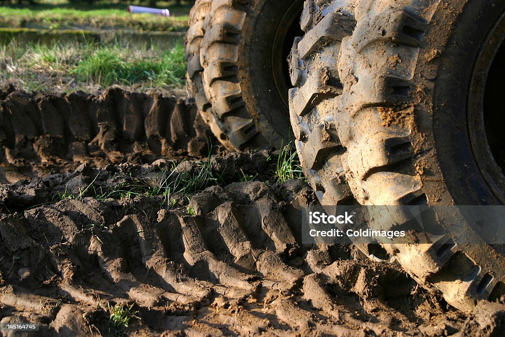 오프 로드 트랙 - 로열티 프리 진흙 스톡 사진