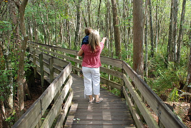 istock Mother and Son at Preserve 145165070