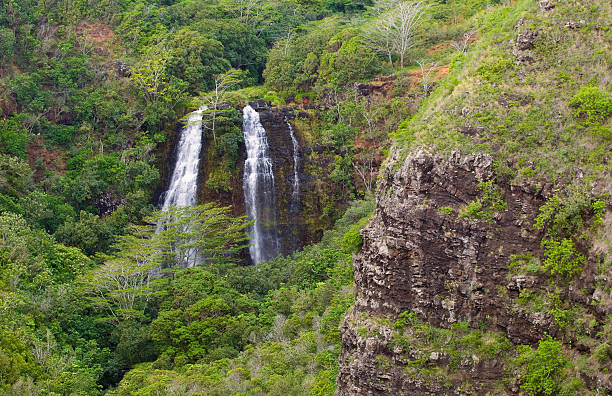 'Opaeka'a Falls stock photo