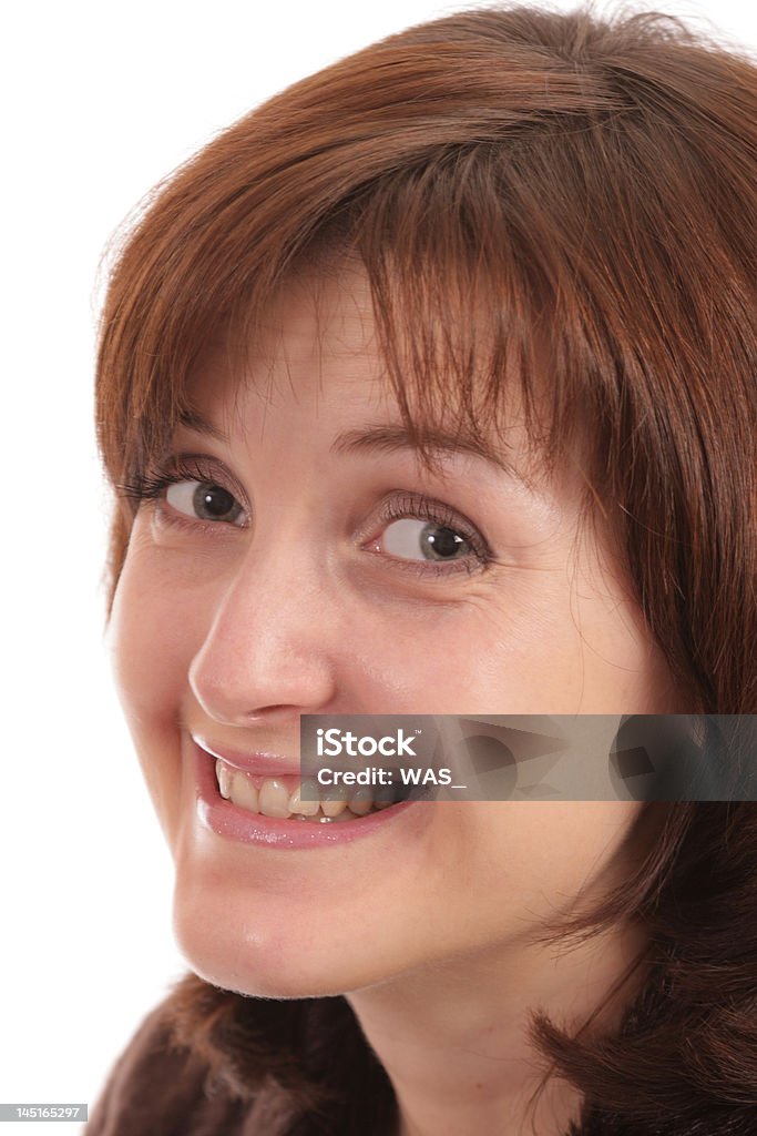 Portrait of the girl Portrait of the girl. Isolated  Adult Stock Photo