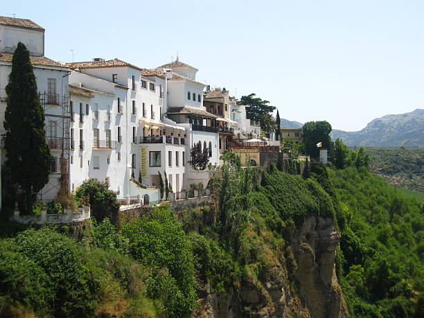 istock White buildings on a cliff in Ronda, Spain 145165517