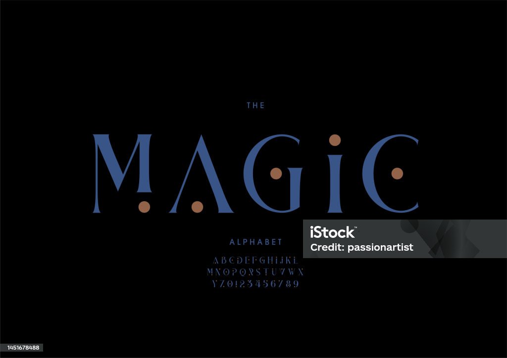 Magic Alphabet Stock Illustration - Download Image Now - Abstract ...