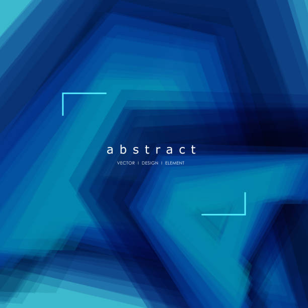 抽象的な最小限の柔らかな濃い青の背景。 - fractal blue backgrounds focus on background点のイラスト素材／クリップアート素材／マンガ素材／アイコン素材