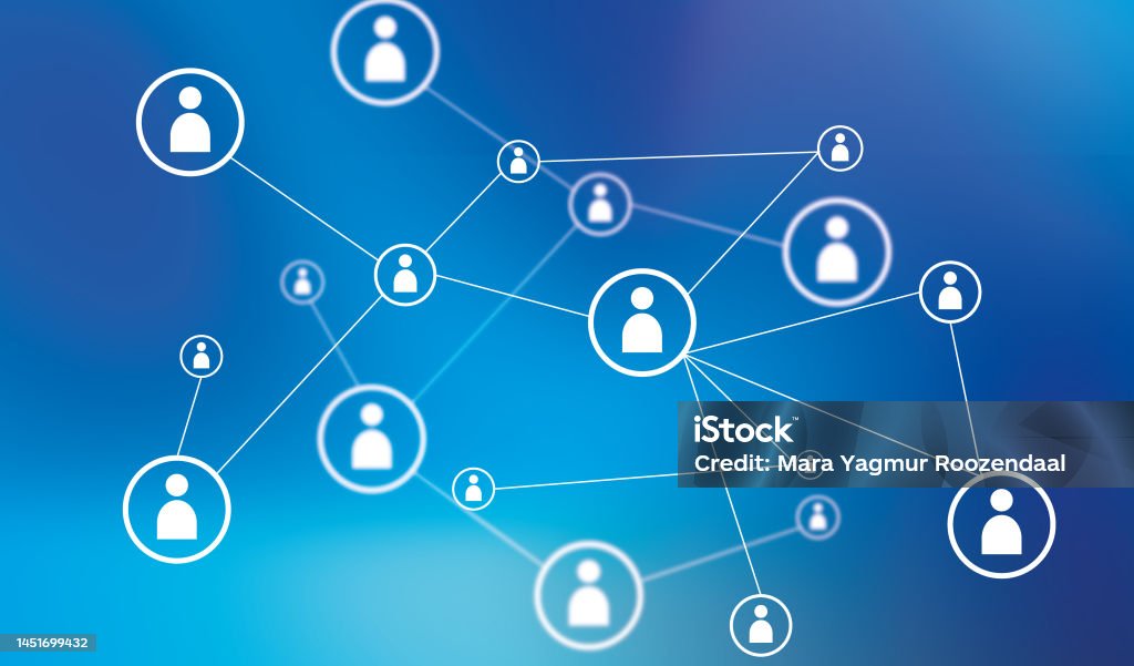 Networking And Routing People Connection People Network Stock Illustration - Download Image Now ...