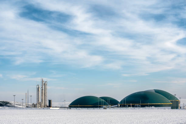 istock modern biogas plant on a snowy field with blue sky 1451699499