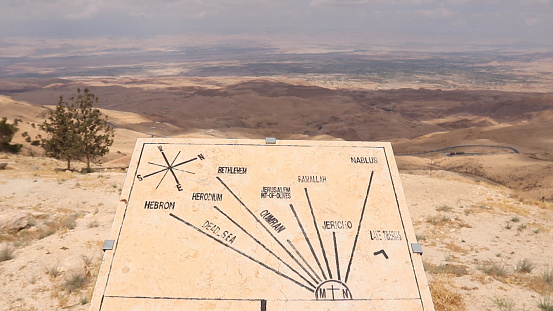Mount Nebo is mentioned in the Bible as the place where Moses was granted a view of the Promised Land before his death