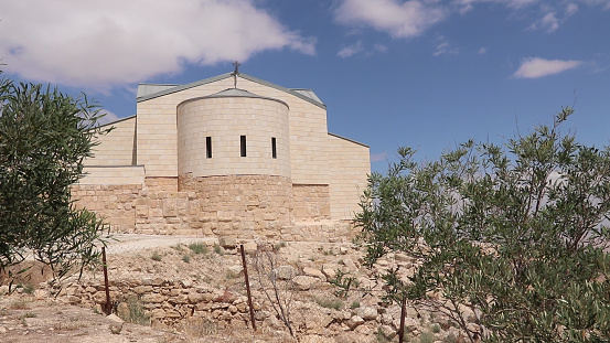 Mount Nebo is mentioned in the Bible as the place where Moses was granted a view of the Promised Land before his death