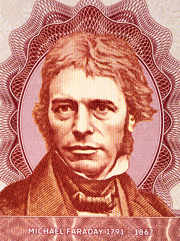 Michael Faraday a portrait from English  money