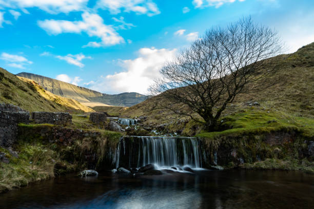 Waterfall at Llyn y Fan Fach, Wales