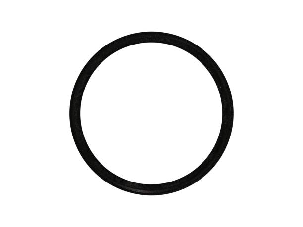 istock Metal black filter frame for camera lens isolated on white background. 1451738963