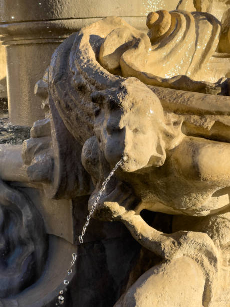 istock Water fountain at Coppede, Rome, Italy 1451748411