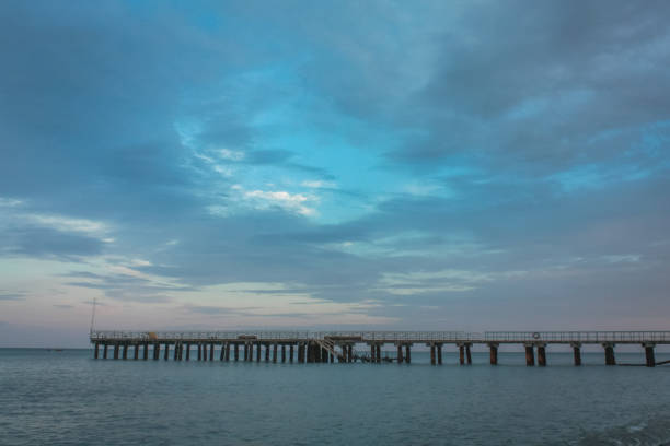 istock Pier over calm sea landscape photo 1451752440