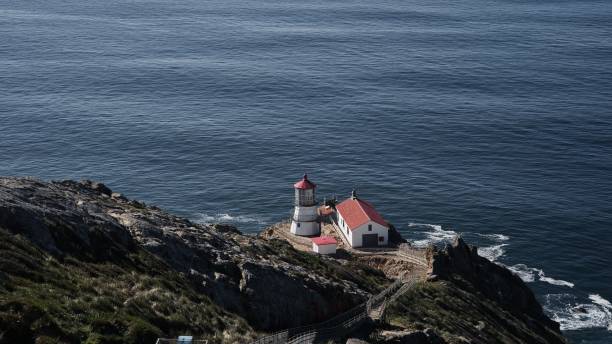 istock Lighthouse near the ocean 1451756268