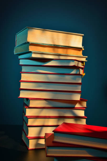 Stack of Books stock photo