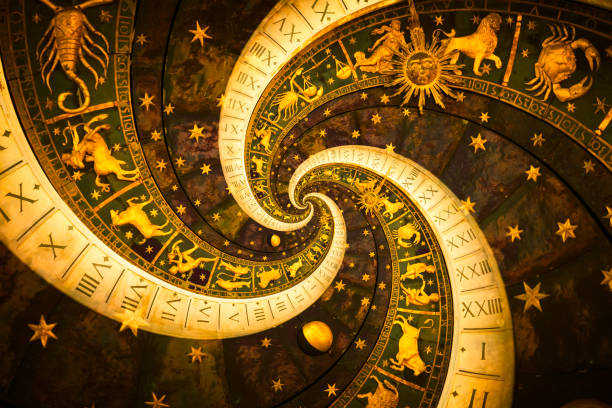 istock Astrology and alchemy sign background illustration 1451773755