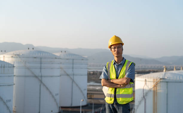 istock Confident Crude Oil Warehouse Manager 1451783797