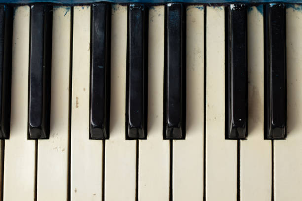 istock piano old as background close up, musical instrument 1451789989