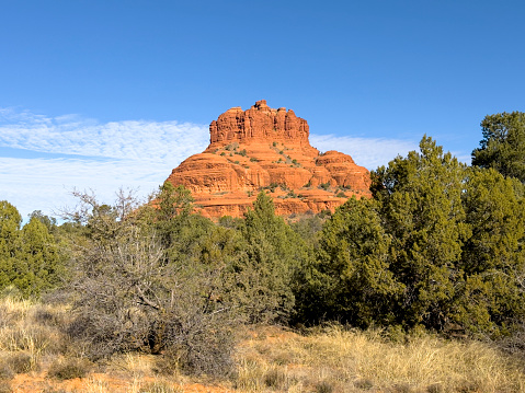 The Chapel of the Holy Cross set among red rocks in Sedona